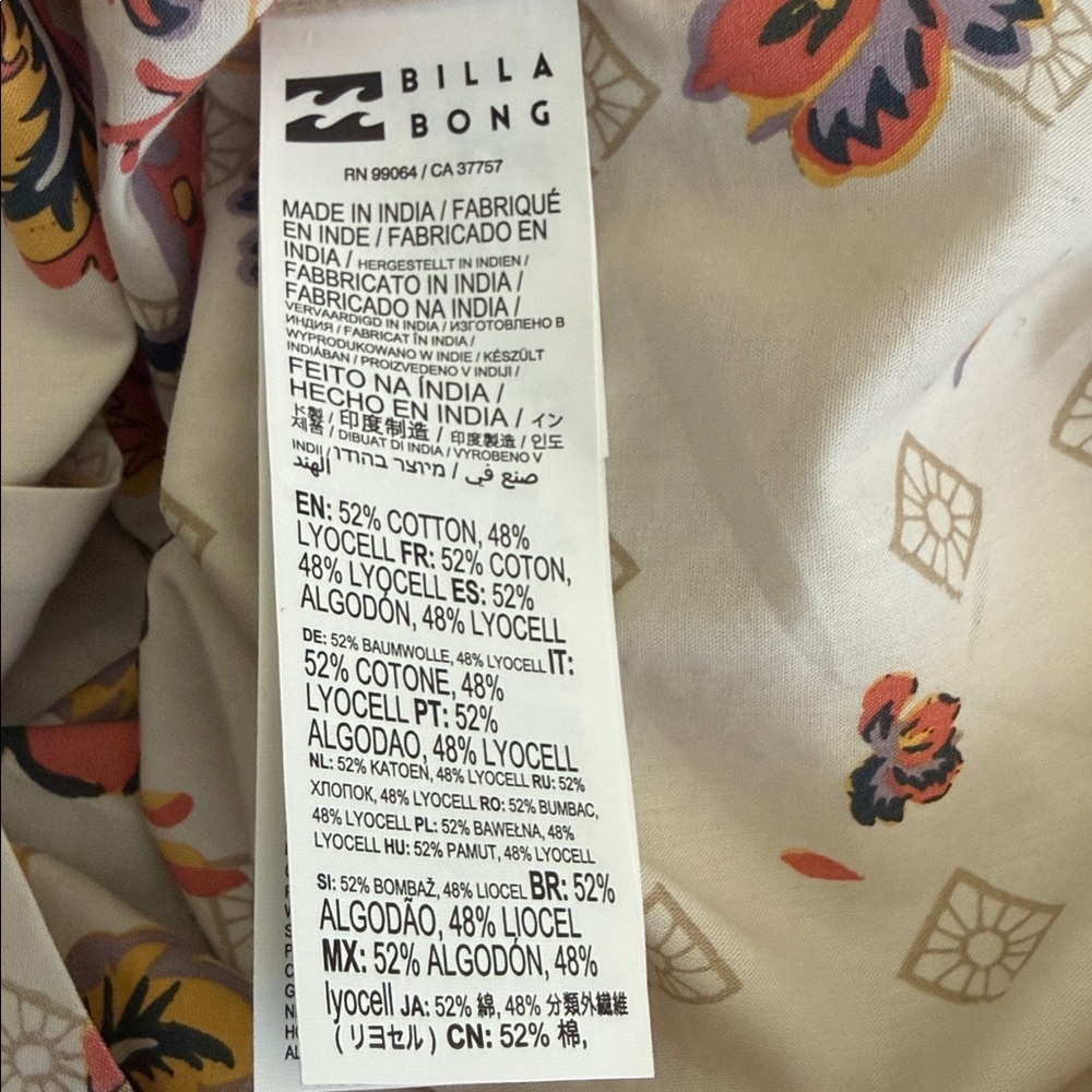 Billabong shirt NWT - Picture 5 of 8